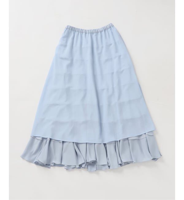 SLOBE IENA「《予約》ティアードフレアスカート」|スカート|