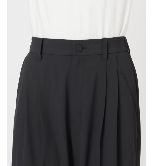 SLOBE IENA「《汗染み防止/接触冷感/吸水速乾/予約》PEストレッチイージースラックス」|スラックス|