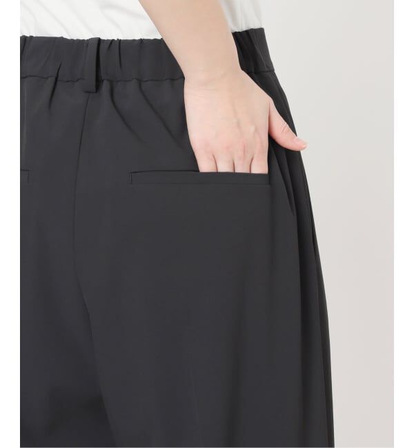 SLOBE IENA「《汗染み防止/接触冷感/吸水速乾/予約》PEストレッチイージースラックス」|スラックス|