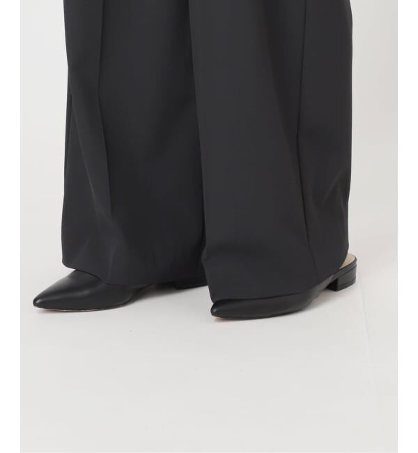 SLOBE IENA「《汗染み防止/接触冷感/吸水速乾/予約》PEストレッチイージースラックス」|スラックス|