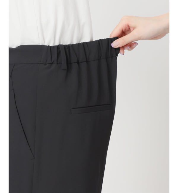 SLOBE IENA「《汗染み防止/接触冷感/吸水速乾/予約》PEストレッチイージースラックス」|スラックス|