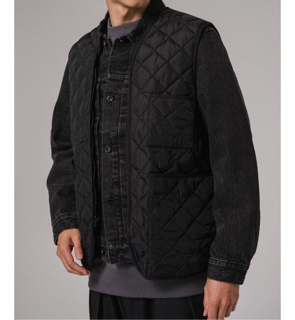 EDIFICE「Barbour for MARKAWARE & EDIFICE 別注 QUILTING VEST」|ダウン|