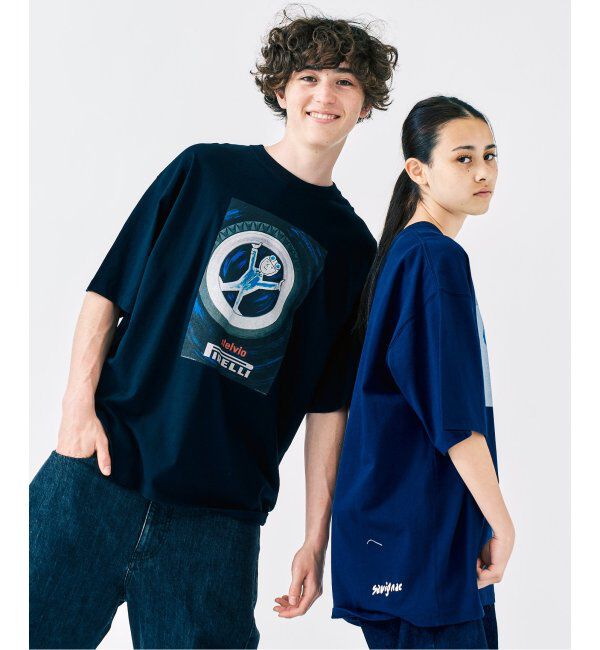 417 EDIFICE「SAVIGNAC サヴィニャック 別注 French Company プリントTシャツ 2」|Tシャツ・カットソー|