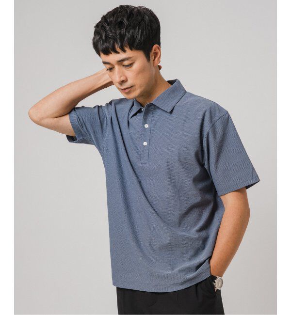 EDIFICE「"吸水速乾機能"ALBINI オープン ポロシャツ」|ポロシャツ|