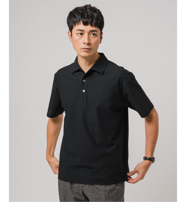 EDIFICE「"吸水速乾機能"ALBINI オープン ポロシャツ」|ポロシャツ|