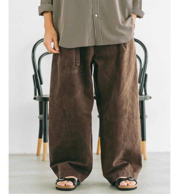 EDIFICE「フェード  ベルテッド トラウザー」|デニム|