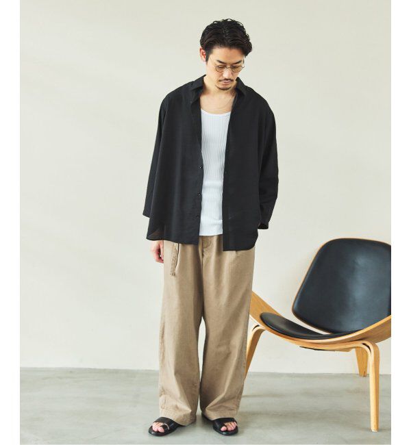 EDIFICE「フェード  ベルテッド トラウザー」|デニム|