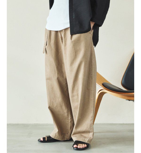 EDIFICE「フェード  ベルテッド トラウザー」|デニム|