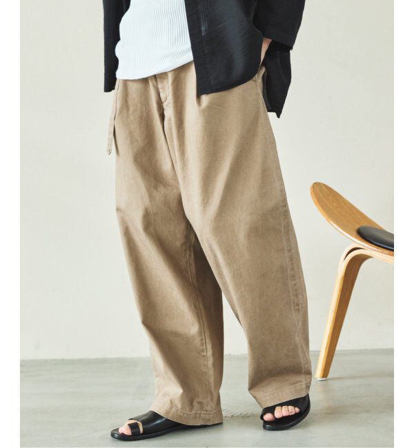 EDIFICE「フェード  ベルテッド トラウザー」|デニム|