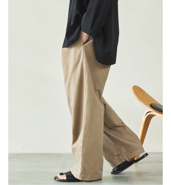 EDIFICE「フェード  ベルテッド トラウザー」|デニム|