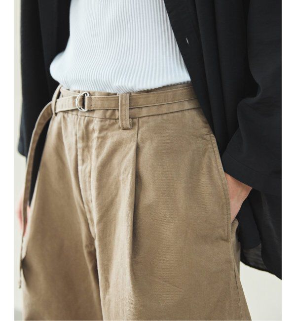 EDIFICE「フェード  ベルテッド トラウザー」|デニム|