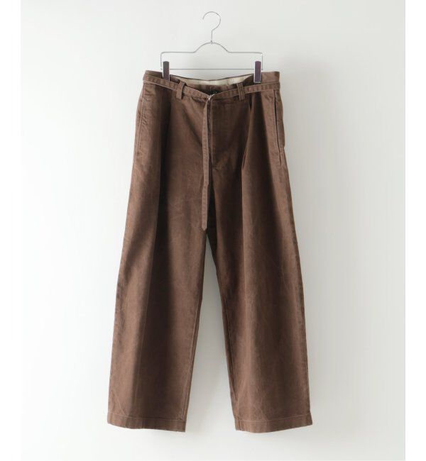 EDIFICE「フェード  ベルテッド トラウザー」|デニム|