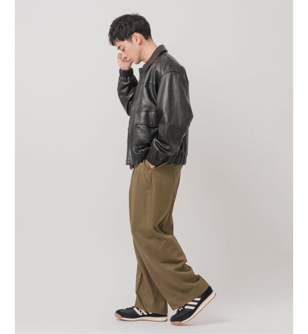 EDIFICE「ラフトップ ウルトラ ワイドパンツ」|スラックス|