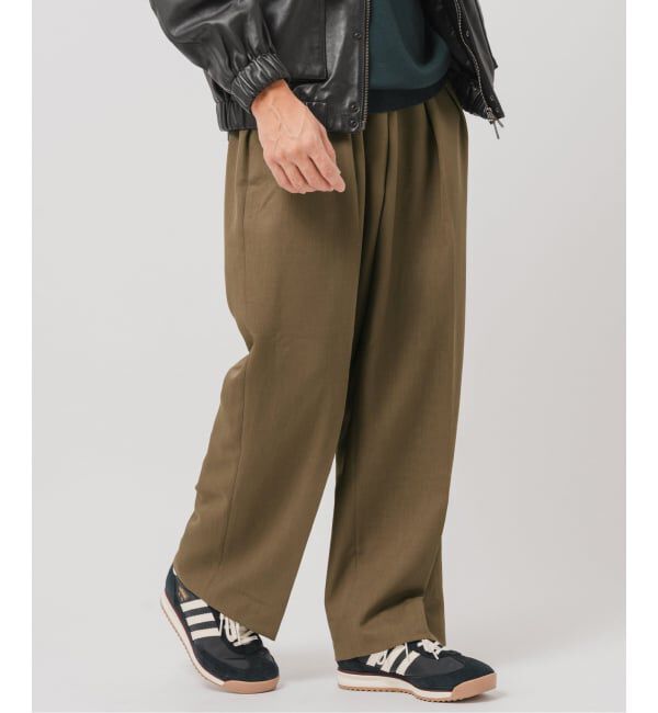 EDIFICE「ラフトップ ウルトラ ワイドパンツ」|スラックス|