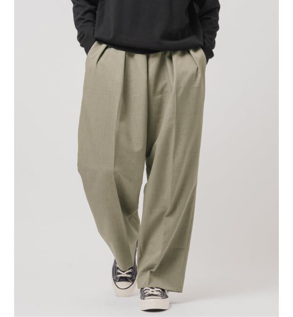 EDIFICE「ラフトップ ウルトラ ワイドパンツ」|スラックス|