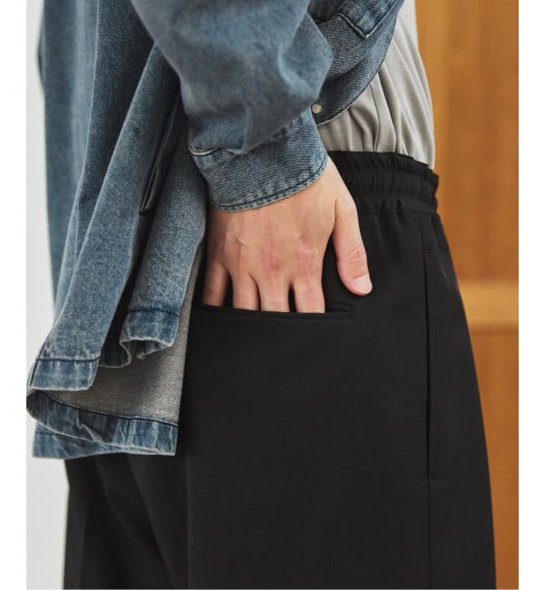 EDIFICE「ラフトップ ウルトラ ワイドパンツ」|スラックス|