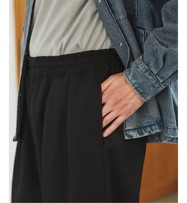 EDIFICE「ラフトップ ウルトラ ワイドパンツ」|スラックス|