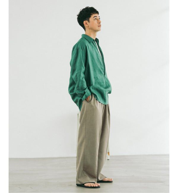 EDIFICE「ラフトップ ウルトラ ワイドパンツ」|スラックス|