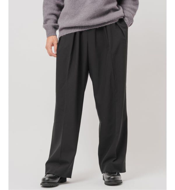 EDIFICE「ラフトップ ウルトラ ワイドパンツ」|スラックス|