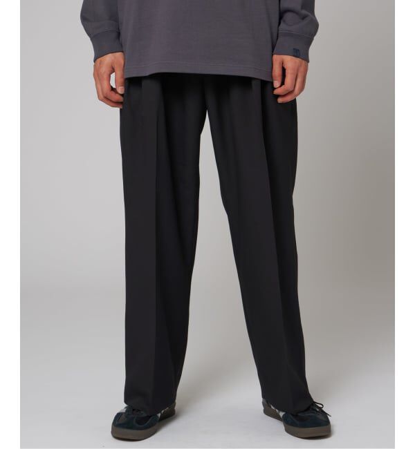 EDIFICE「ラフトップ ウルトラ ワイドパンツ」|スラックス|