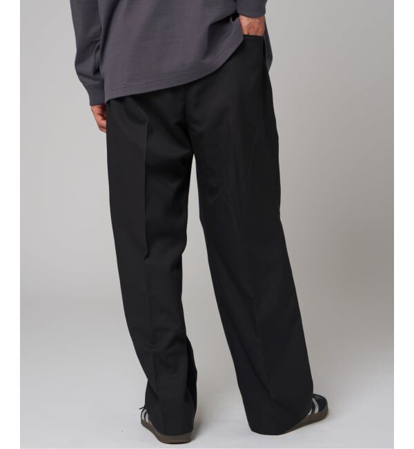 EDIFICE「ラフトップ ウルトラ ワイドパンツ」|スラックス|