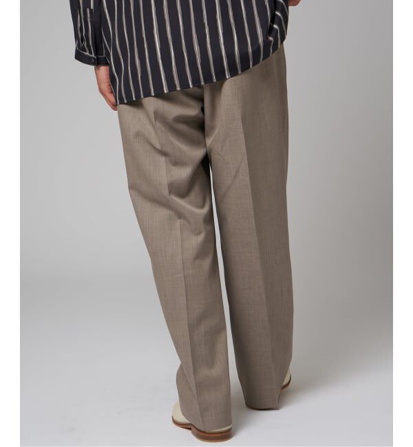 EDIFICE「ラフトップ ウルトラ ワイドパンツ」|スラックス|