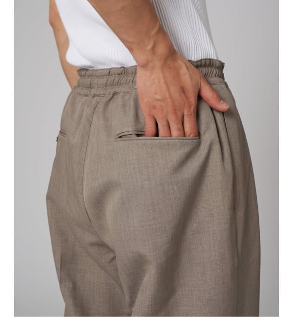 EDIFICE「ラフトップ ウルトラ ワイドパンツ」|スラックス|