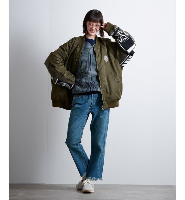 Paris Saint-Germain「【Paris Saint-Germain / パリ・サン＝ジェルマン】 JP Vintage Scarf Bomber」|ブルゾン・スタジャン|