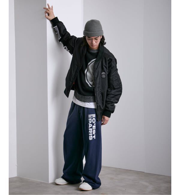 Paris Saint-Germain「【Paris Saint-Germain / パリ・サン＝ジェルマン】 JP Vintage Scarf Bomber」|ブルゾン・スタジャン|