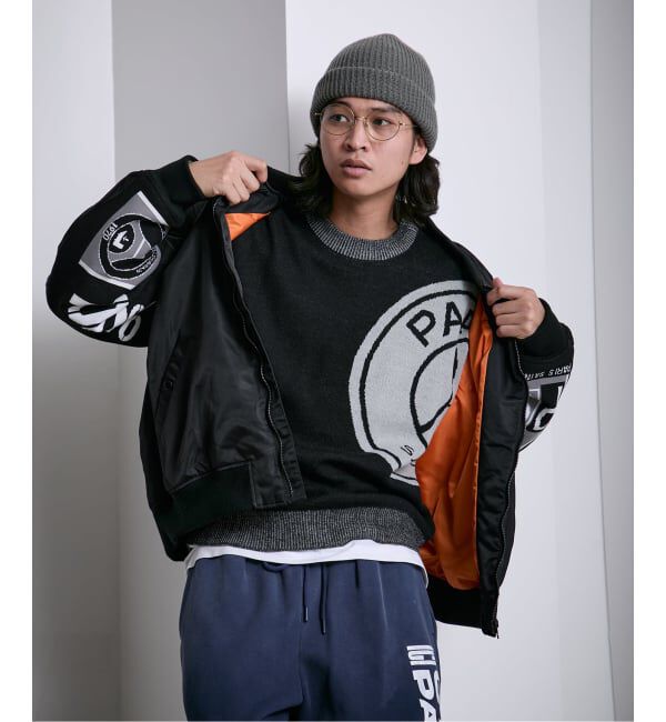 Paris Saint-Germain「【Paris Saint-Germain / パリ・サン＝ジェルマン】 JP Vintage Scarf Bomber」|ブルゾン・スタジャン|