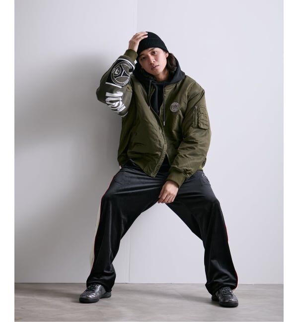 Paris Saint-Germain「【Paris Saint-Germain / パリ・サン＝ジェルマン】 JP Vintage Scarf Bomber」|ブルゾン・スタジャン|