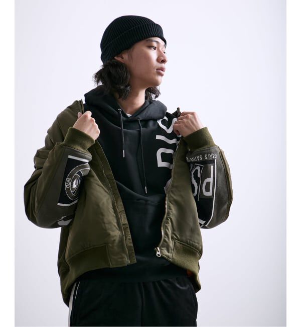Paris Saint-Germain「【Paris Saint-Germain / パリ・サン＝ジェルマン】 JP Vintage Scarf Bomber」|ブルゾン・スタジャン|