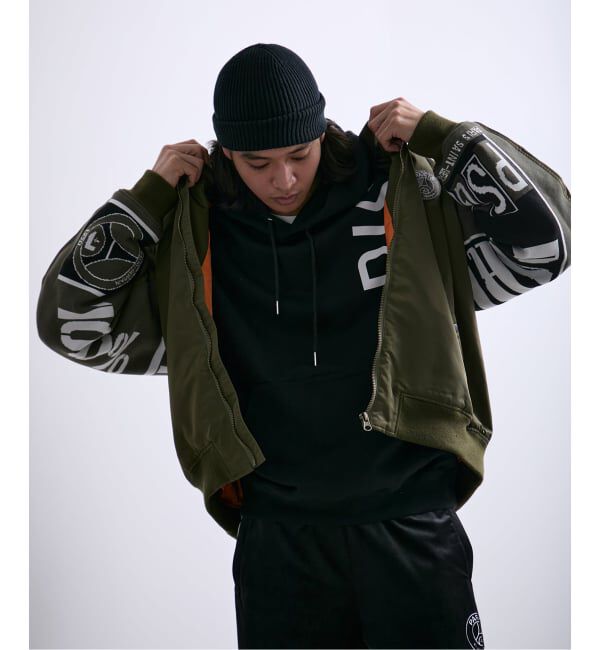 Paris Saint-Germain「【Paris Saint-Germain / パリ・サン＝ジェルマン】 JP Vintage Scarf Bomber」|ブルゾン・スタジャン|