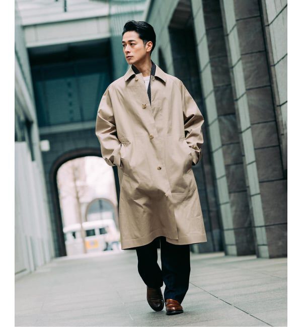 EDIFICE「MACKINTOSH(マッキントッシュ) 別注 NEW BALFIELD」|ステンカラーコート|