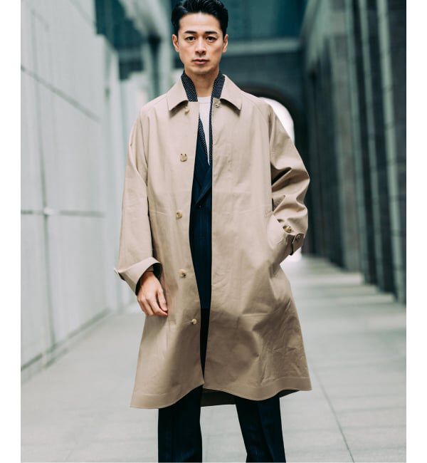 EDIFICE「MACKINTOSH(マッキントッシュ) 別注 NEW BALFIELD」|ステンカラーコート|