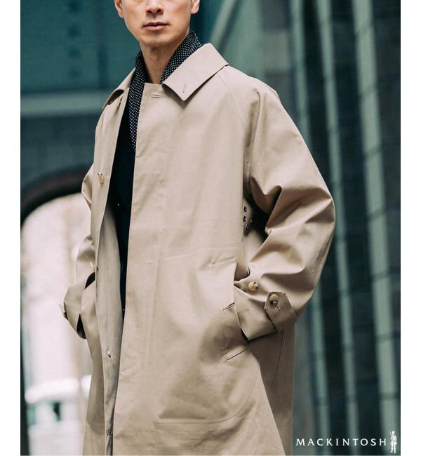 EDIFICE「MACKINTOSH(マッキントッシュ) 別注 NEW BALFIELD」|ステンカラーコート|