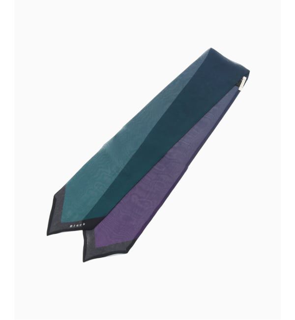 EDIFICE「BLECK（ブレック） Gradation Chiffon Scarf」|バンダナ・スカーフ|ネイビー
