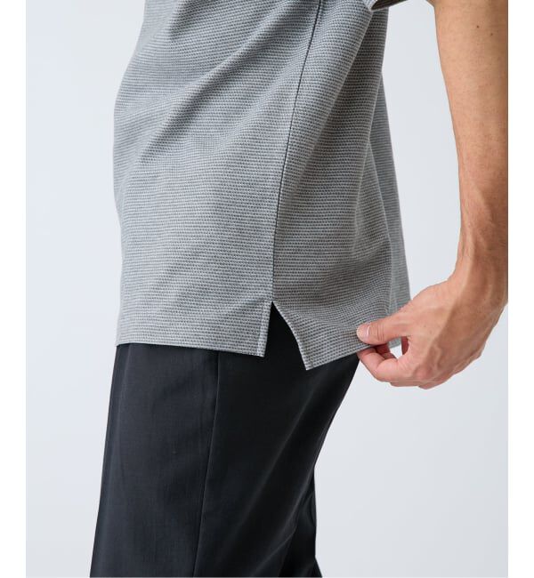 EDIFICE「"吸水速乾＆高通気機能" COOLMAX ハニカムボーダー ポロシャツ」|ポロシャツ|