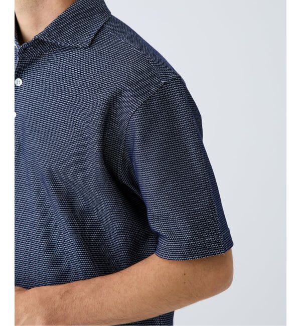 EDIFICE「"吸水速乾＆高通気機能" COOLMAX ハニカムボーダー ポロシャツ」|ポロシャツ|