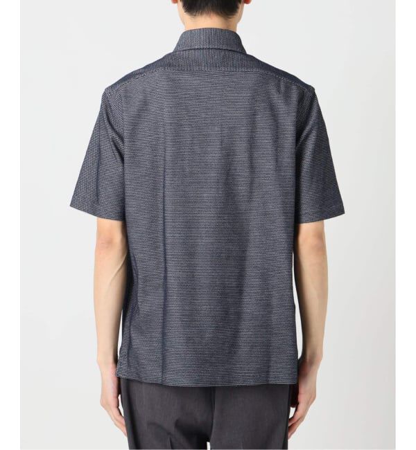 EDIFICE「"吸水速乾＆高通気機能" COOLMAX ハニカムボーダー ポロシャツ」|ポロシャツ|