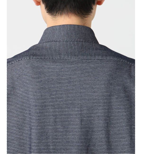 EDIFICE「"吸水速乾＆高通気機能" COOLMAX ハニカムボーダー ポロシャツ」|ポロシャツ|