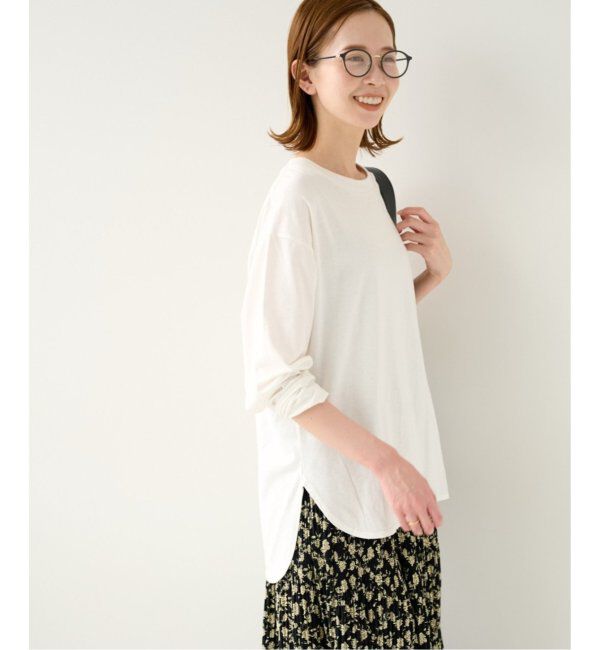 JOURNAL STANDARD relume「《追加4》USAコットンロングラウンドプルオーバー」|Tシャツ・カットソー|