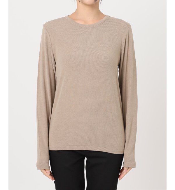 JOURNAL STANDARD「レーヨンベアテレコ クルーネックプルオーバー」|Tシャツ・カットソー|