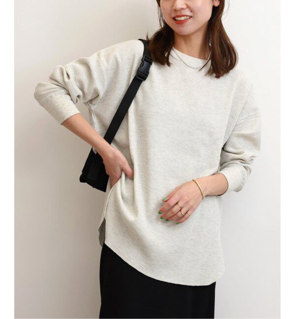 JOURNAL STANDARD relume「《追加6》TCワッフルオーバーサイズロングスリーブTシャツ」|Tシャツ・カットソー|ナチュラル B