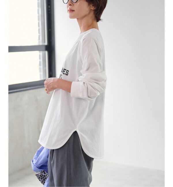 JOURNAL STANDARD relume「《追加》ラグランスリーブカレッジロングスリーブTEE」|Tシャツ・カットソー|