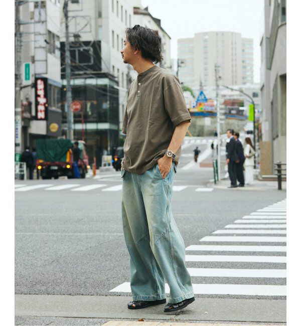 JOURNAL STANDARD relume「Healthknit / ヘルスニット 別注 ヘンリーネックTシャツ」|Tシャツ・カットソー|