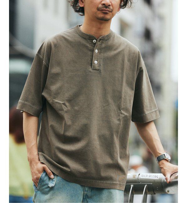 JOURNAL STANDARD relume「Healthknit / ヘルスニット 別注 ヘンリーネックTシャツ」|Tシャツ・カットソー|