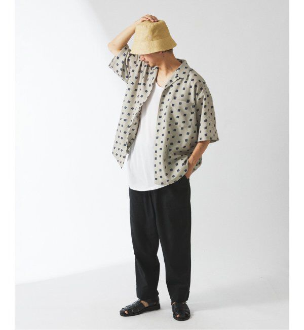 JOURNAL STANDARD relume「ホールパターン プリント オープンカラーシャツ」|シャツ・ブラウス|