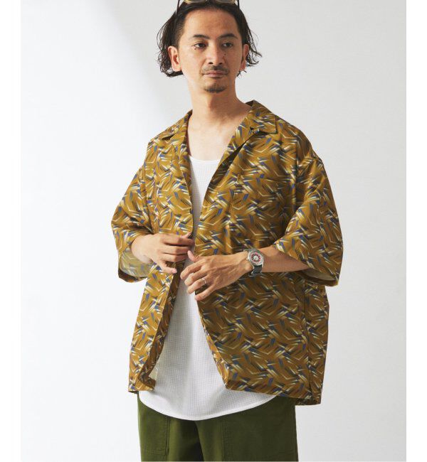 JOURNAL STANDARD relume「ホールパターン プリント オープンカラーシャツ」|シャツ・ブラウス|