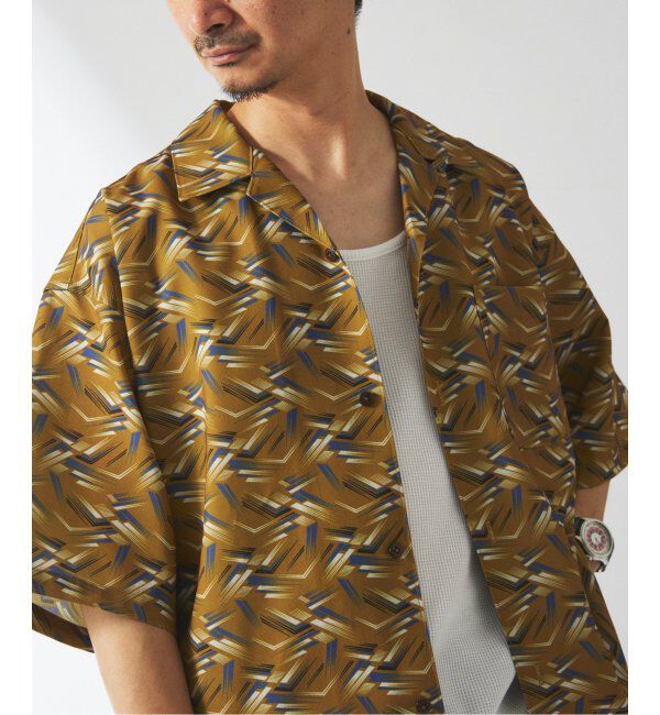 JOURNAL STANDARD relume「ホールパターン プリント オープンカラーシャツ」|シャツ・ブラウス|